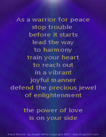 peace warrior poem